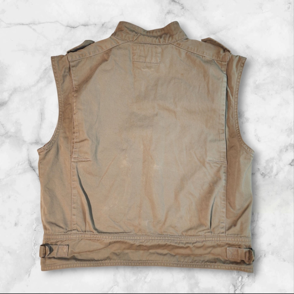 Tan Button-Up Vest - Picture 2 of 8